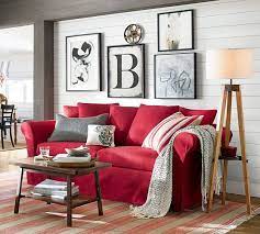 Miles Tripod Wood Floor Lamp In 2021 Living Room Red Red Living Room Decor Red Couch Living Room