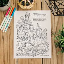 Here's a fun coloring page of aloy helping out the god of war. Come Follow Me Coloring Page Alma 23 29
