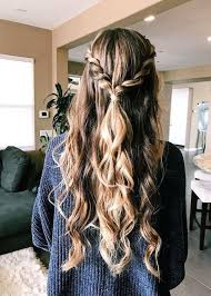 Easy Hairstyle Girls Girls Easy Hairstyle Cute Hairstyle Girls Quick Hairstyl Ha Prom Hairstyles For Long Hair Easy Hairstyles For Long Hair Thick Hair Styles