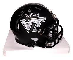 Virginia Tech Vt Hokies Isaiah Ford Signed Autographed Mini Helmet Jsa Psa Pass 757 Coa Hokie Stone Tech History Virginia Tech Isaiah