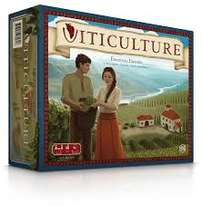 Board games, card games, strategy games. Viticulture Stonemaier Games
