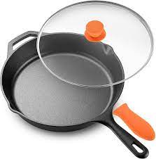 Free shipping on orders of $35+ and save 5% every day with your target redcard. Buy Legend Cast Iron Gets Better With Use Skillet Frying Silicone Handle Pan With Glass Lid For Oven Induction Cooking Pizza Sauteing Grilling Lightly Pre Seasoned Cookware Large 12 Inch Online At Low Prices In