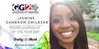 Congratulations to Jasmine Cameron-Chileshe (@JasmineCC_95) editorial  graduate for the Liverpool Echo (@LivEchonews)! Jasmine is the winner of  the GG2 Young Journalist of the Year sponsored by The Daily Mail. #GG2Awards