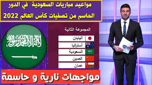 ومن المقرر أن تنطلق مباراة السعودية ضد كوت ديفوار اليوم الخميس 22 يوليو 2021، في تمام الساعة الحادية عشرة والنصف صباحًا بتوقيت مكة المكرمة، الساعة العاشرة والنصف صباحًا بتوقيت القاهرة. Ø¬Ø¯ÙˆÙ„ Ù…ÙˆØ§Ø¹ÙŠØ¯ Ù…Ø¨Ø§Ø±ÙŠØ§Øª Ø§Ù„Ù…Ù†ØªØ®Ø¨ Ø§Ù„Ø³Ø¹ÙˆØ¯ÙŠ Ø§Ù„Ù‚Ø§Ø¯Ù…Ø© ÙÙŠ ØªØµÙÙŠØ§Øª ÙƒØ£Ø³ Ø§Ù„Ø¹Ø§Ù„Ù… 2022 Ø§Ø³ÙŠØ§ Ø§Ù„Ø¯ÙˆØ± Ø§Ù„Ø­Ø§Ø³Ù… Ùˆ Ø§Ù„Ù†Ù‡Ø§Ø¦ÙŠ Youtube
