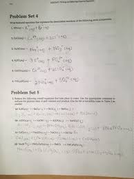 Types of chemical reactions learning objectives use mathematical representations to support the claim that atoms, and therefore mass, are conserved write a balanced reaction for the combustion of ethanol (c2h5oh) and oxygen gas. Solved 116 Misc0477 Writing And Balancing Chemical Equat Chegg Com