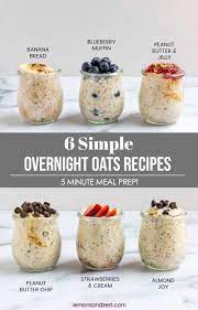 Ww easy healthy trail mix overnight oats (284 calories | 8 8 4 myww *smartpoints value per serving). 6 Easy Overnight Oats Recipes Recipe Overnight Oats Recipe Healthy Overnight Oats Healthy Easy Food