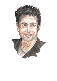 Patrick Bruel, Painting by Catherine Maublanc