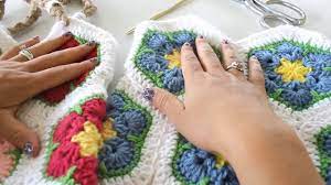 > hexagonal net crochet bag. How To Make A Hexagon Motif Bag Youtube