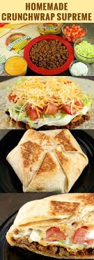Homemade Crunchwrap Supreme Recette Recettes De Cuisine Cuisine Et Boissons Nourriture
