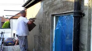 Showing how to plaster an outside wall in a step by step guide. Secret Revealed Why External Plaster Is Done In Two Coats