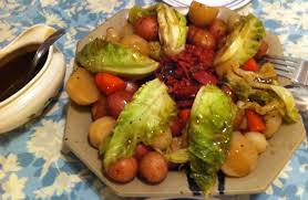 Bring to a boil, and cook for about 30 minutes at a rolling boil. Karl S New England Boiled Dinner A K A Corned Beef And Cabbage Jabberwocky Stew