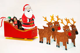 Santa Sleigh Kids Crafts Fun Craft Ideas Firstpalette Com These fun images of santa will add some jolly and smiles to all your holiday projects. santa sleigh kids crafts fun craft