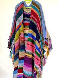 Knitting patterns for women, wool poncho pattern , poncho knitting pattern, turtle neck cape, diy knit pattern, pdf knit tutorial, esthertg. Long Poncho Bulky Mexicano Unisex Fringed Encubrimiento Etsy Boho Shawl Knitting Hand Knitting