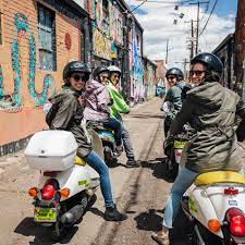 Denver Rino Graffiti Murals Scooter Scooter Rental Vespa