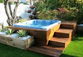 Ideen Fur Die Gartendekoration Garten Whirlpools Ideen Fur Die Gartendeko Die Fur Garten Gartendeko In 2020 Hot Tub Patio Hot Tub Garden Hot Tub Landscaping