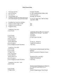 Jalan layang (flyover) adalah jalan yang dibangun tidak sebidang melayang menghindari daerah/kawasan yang selalu mengahadapi permasalahan kemacetan lalu lintas. Xls Format Cv Toni Widiyanto Academia Edu
