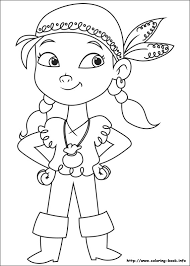Let them dream up their own version of pirate life in a rainbow of color. Jake And The Never Land Pirates Coloring Picture
