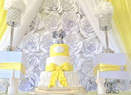 We did not find results for: Yellow White Silver Baby Shower Party Ideas Photo 5 Of 11 Catch My Party