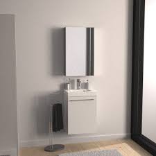 Meuble Sous Vasque L 46 X H 57 7 X P 33 Cm Blanc Sensea Remix Meuble De Salle De Bain Leroymerlin Salle De Bain Meuble Salle De Bain