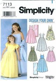 Simplicity 7113 Sewing Pattern Girls Design Your Own Dres Https Www Amazon Girls Dress Sewing Patterns Clothing Sewing Patterns Free Sewing Patterns Girls