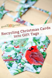 The most common thoughtful gift card material is metal. Recycling Cards Into Gift Tags Garden Therapy