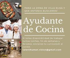 Estamos en búsqueda de ayudante de cocina con licencia b1. Ayudante De Cocina Bolsa De Trabajo Paraguay Empleos