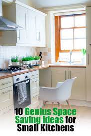 Kitchen colors are a very important for decorating small spaces. 10 Genius Space Saving Ideas For Small Kitchens