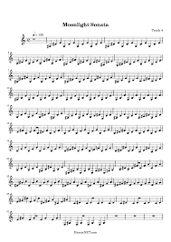 Top pieces moonlight sonata mov.1. Moonlight Sonata Sheet Music Moonlight Sonata Score Hamienet Com