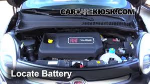 If the battery is in a low state of charge take the car for. Battery Replacement 2014 2019 Fiat 500l 2014 Fiat 500l 1 4l 4 Cyl Turbo