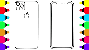All the iphone 11 and 11 pro colours available. Glitter Iphone 11 Pro Free Hand Drawings Colouring Pages For Kids Toddlers Youtube