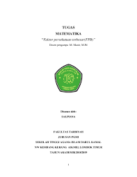 Faktor persekutuan dari 40 dan 60 adalah. Doc Faktor Persekutuan Terbesar Fpb Salpi Ana Academia Edu