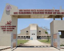 Image of Veer Narmad South Gujarat University, Surat, India  Art Exhibition