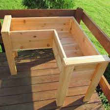 50 Diy Corner Wood Planter Raised Garden Bed 45 Raised Garden Beds Diy Diy Raised Garden Cedar Raised Garden