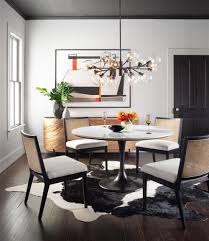 The revolve white dining table. Peter Modern Classic White Marble Top Iron Round Dining Table 55d 51 D 60 D Kathy Kuo Home