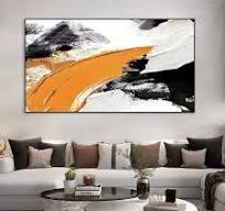 [Hot Item] Décoration murale Toile moderne art abstrait de l'huile à la  main peinture murale