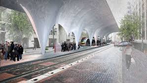 Snohetta Tram Stop Architecture Shop Architects Design Competitions