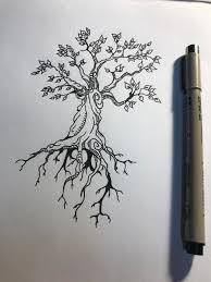 This tree was especially fun to draw. The Tree Of Life Drawing