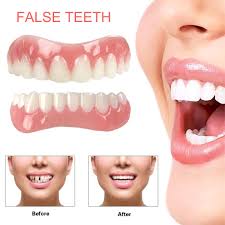 The stains on your teeth make them lose their natural whiteness. Harupink Veneers False Teeth Snap On Instant Smile Veneers Cosmetic Teeth Dentures Dental Walmart Com Walmart Com