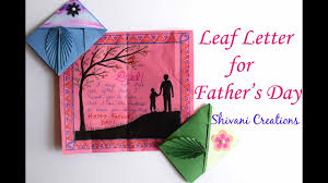 Terrible fathers day gifts are useless junk. Leaf Letter For Father S Day Diy Father S Day Card Origami Leaf Letter Youtube