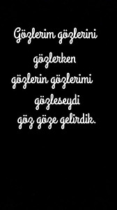 Goz Goze Gelmek