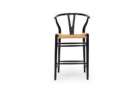 Check spelling or type a new query. Wishbone Counter Stool Black Abide Interiors