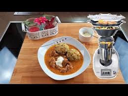 Thermomix Tm6 Tm5 Turmkochen Kalbsrahmgulasch Mit Semmelknodel 4k Youtube Kalbsrahmgulasch Essen Thermomix