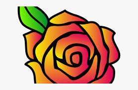 Use it in your personal projects or share it as a cool sticker on whatsapp, tik tok, instagram, facebook messenger, wechat, twitter or in other messaging apps. Orange Flower Clipart Single Flower Draw A Cartoon Rose Hd Png Download Transparent Png Image Pngitem