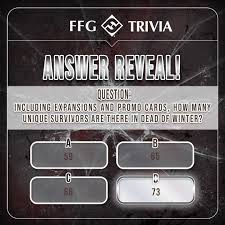 This covers everything from disney, to harry potter, and even emma stone movies, so get ready. Fantasy Flight Games Today We Re Proud To Unveil The Answer To Last Week S Dead Of Winter Trivia Question Thank You Everyone For Participating And Congratulations To Our Winner Jarret Thomas Curtis