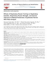 Pdf Effects Of Respiratory Muscle Training On Respiratory Function Respiratory Muscle Strength And Exercise Tolerance In Post Stroke Patients A Systematic Review With Meta Analysis