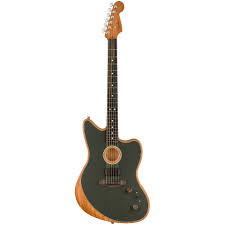 The jazzmaster trem is spongey, subtle and very expressive. Fender Acoustasonic Jazzmaster Tungsten E Gitarre