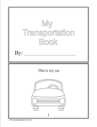 Emergent Reader Transportation Book To Color And Read In This Great Tran Transportation Preschool Activities Transportation Preschool Transportation Activities