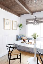 modern dining room storage bench design