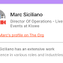 Profile Picture of Marc Siciliano - Director Of Operations - Live Events at Kiswe - The Org (@theorg.com) on Google