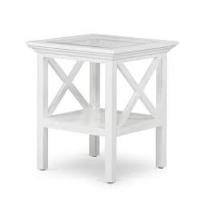 Bedside Tables Modern Black White Small Interiors Online Glass Top Side Table Side Table White Side Tables